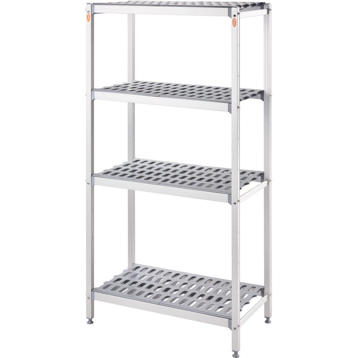 Stalgast - Lagerregal aus Aluminium, 900x460x1680 mm (BxTxH) - GastroDeals
