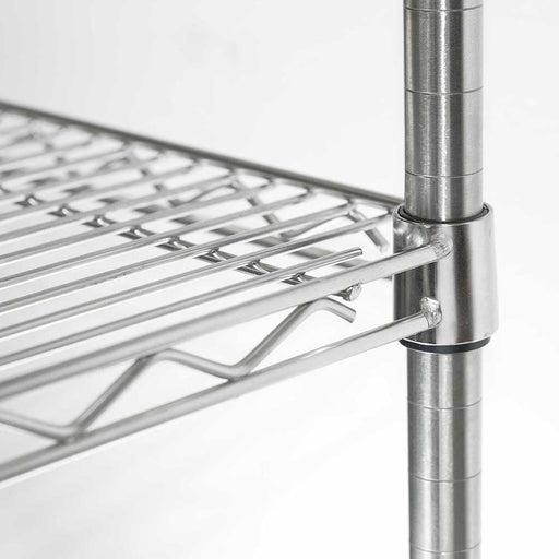 Stalgast - Lagerregal aus Chromstahl 1060x610x1800 mm - GastroDeals