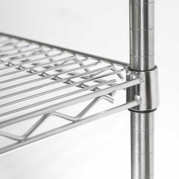 Stalgast - Lagerregal aus Chromstahl 1060x610x1800 mm - GastroDeals