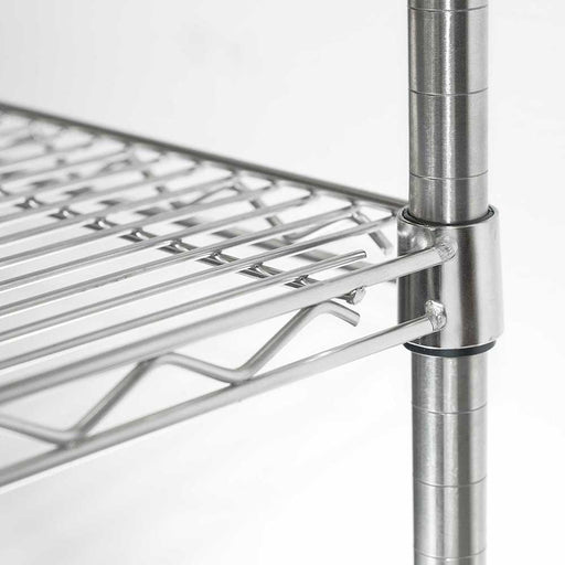 Stalgast - Lagerregal aus Chromstahl 1525x610x1800 mm - GastroDeals