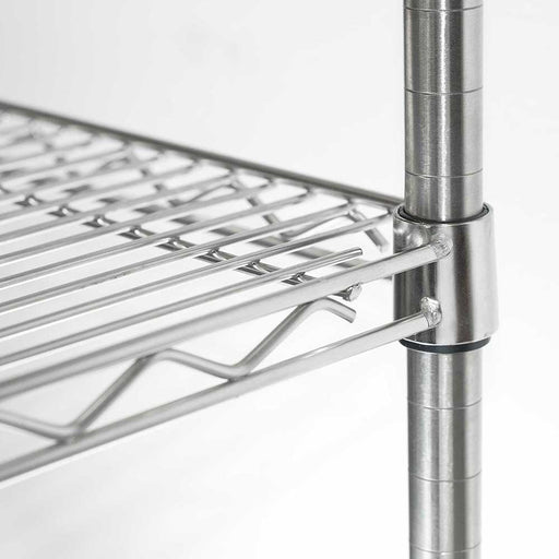 Stalgast - Lagerregal aus Chromstahl 610x455x1800 mm - GastroDeals