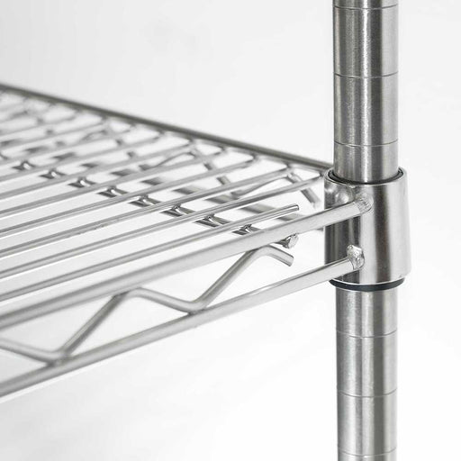 Stalgast - Lagerregal aus Chromstahl 610x610x1800 mm - GastroDeals