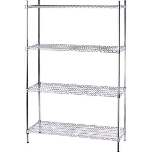 Stalgast - Lagerregal mit Drahtböden 1200x450x1800 mm (BxTxH) - GastroDeals