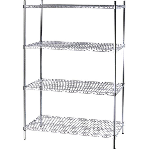 Stalgast - Lagerregal mit Drahtböden 1200x610x1800 mm (BxTxH) - GastroDeals