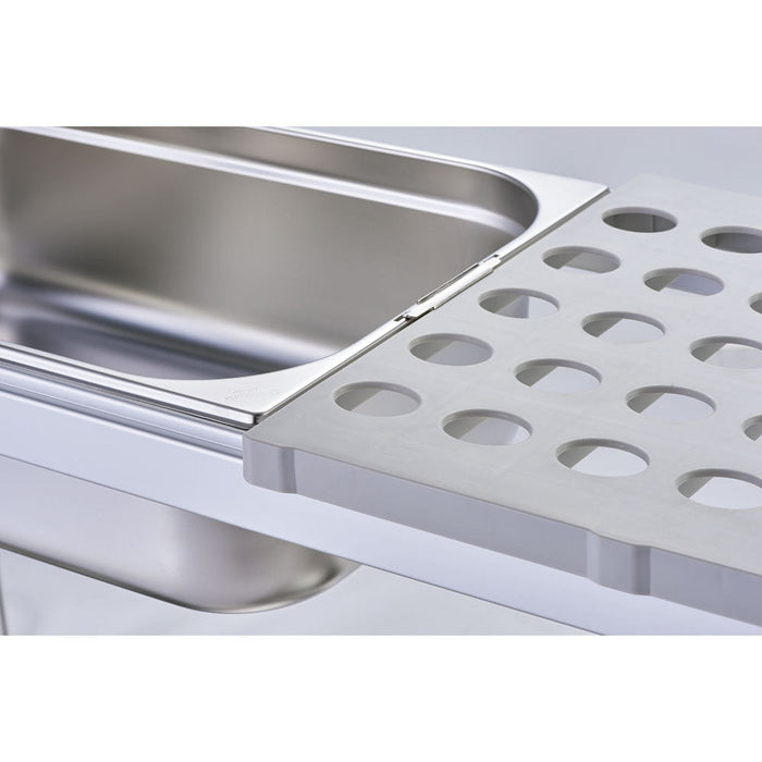 Stalgast - Lagerregal mit GN1/1 - Aufnahme 1120x360x180 mm (BxTxH) - GastroDeals