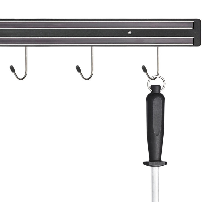 Stalgast - Magnet-Messerhalter mit 6 Haken, L. 600 mm - GastroDeals