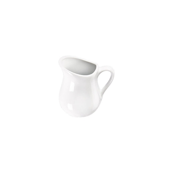 Stalgast - Milch-/Sahnegießer mit Henkel, reinweißes Hotelporzellan, Serie Isabell, 100 ml - GastroDeals