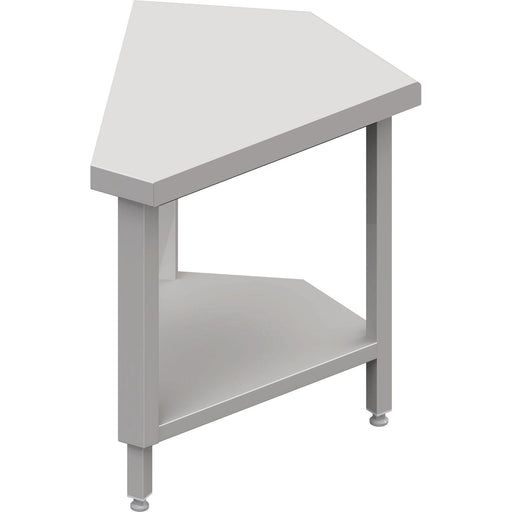 Stalgast - Neutralausgabe 45° Ausseneckmodul 644x814x880 mm, Granitarbeitsplatte "Standard G1" - GastroDeals
