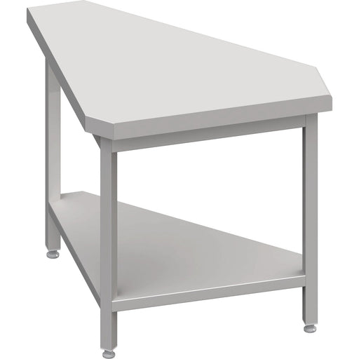 Stalgast - Neutralausgabe 90° Ausseneckmodul 785x785x880 mm, Edelstahlarbeitsplatte - GastroDeals