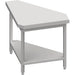 Stalgast - Neutralausgabe 90° Ausseneckmodul 785x785x880 mm, Edelstahlarbeitsplatte - GastroDeals