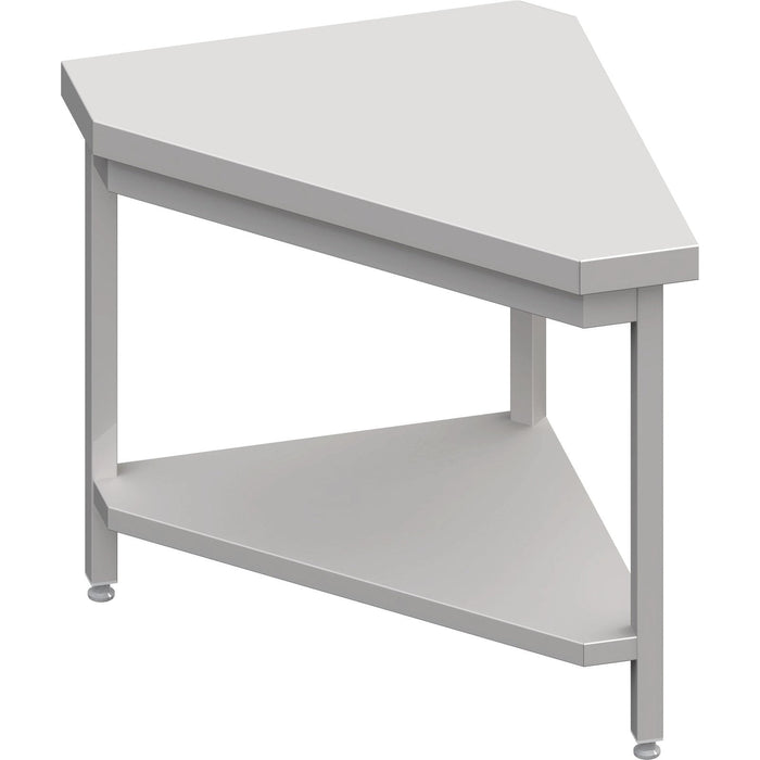 Stalgast - Neutralausgabe 90° Inneneckmodul 785x785x880 mm, Edelstahlarbeitsplatte - GastroDeals