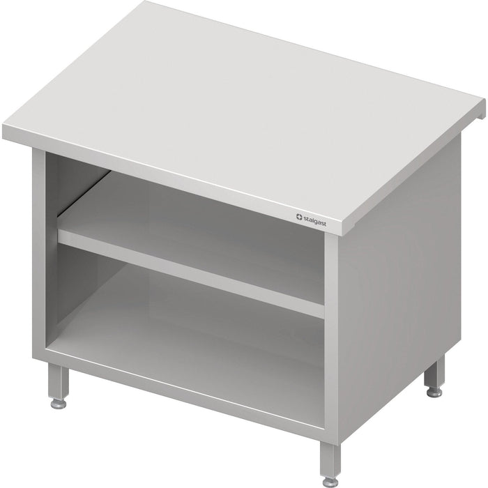 Stalgast - Neutralausgabe "Free Flow" mit offenem Unterschrank 1300x750x880 mm Edelstahldeckplatte - GastroDeals