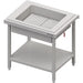 Stalgast - Neutralausgabe mit Eiswanne 2x GN1/1, 920x750x880 mm, Edelstahlabdeckung - GastroDeals
