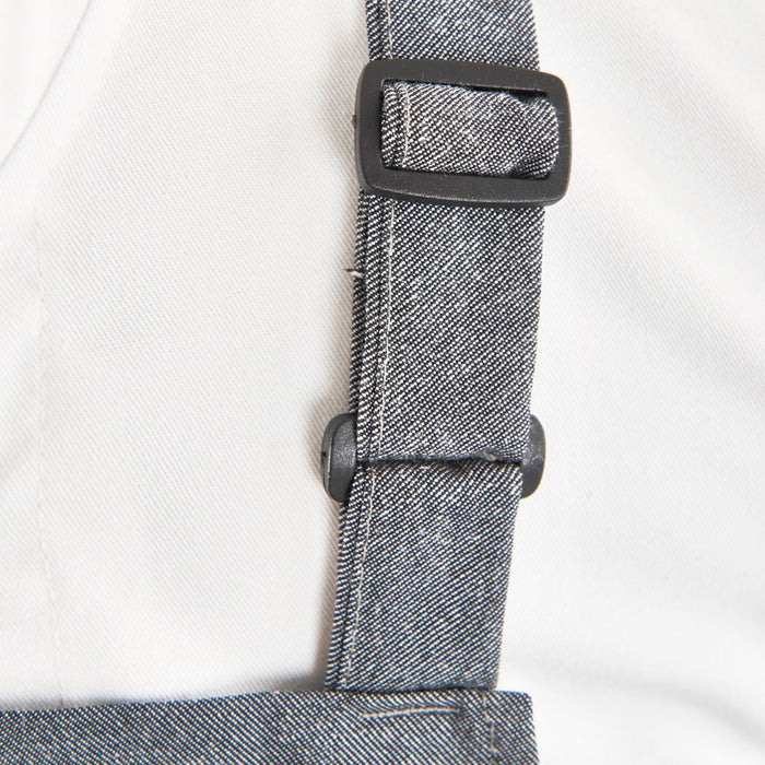Stalgast - Nino Cucino Latzschürze, grau, L. 92 cm - GastroDeals