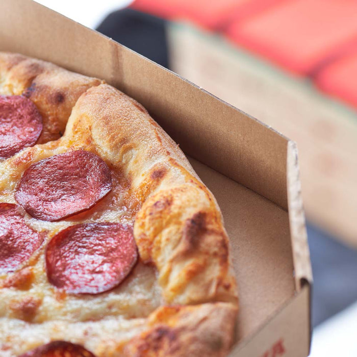 Stalgast - Pizza Transporttasche, Frontlader, allseitig isoliert, 500x500x300 mm - GastroDeals