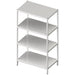 Stalgast - Regal mit glatten Böden, 1400x500x1800 mm, Selbstmontage - GastroDeals