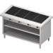 Stalgast - Warmausgabe "Free Flow" mit 4 Wärmeplatten aus Glaskeramik und offenem Unterschrank 1465x750x880 mm, Granitabdeckung "Standard G1" - GastroDeals