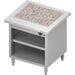 Stalgast - Warmausgabe "Free Flow" mit einer Wärmeplatte aus Granit und offenem Unterschrank 1132x750x880 mm, Granitabdeckung "Standard G1" - GastroDeals