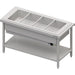 Stalgast - Warmausgabe mit einem Bain-Marie-Becken 4x GN1/1, 1570x750x880, Granitabdeckung "Standard G1" - GastroDeals