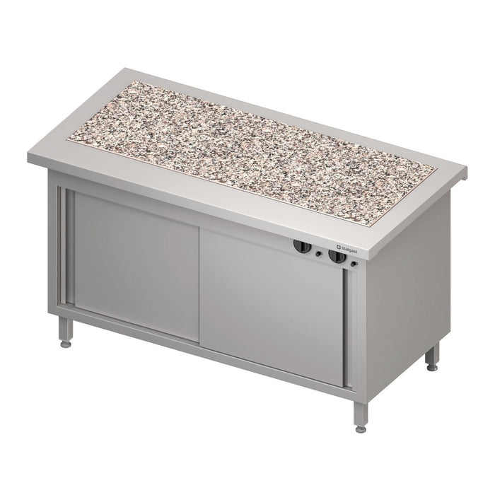 Stalgast - Wärmeschrank "Free Flow" mit einer Wärmeplatte aus Granit 1132x750x880 mm Granitabdeckung "Standard G1" - GastroDeals