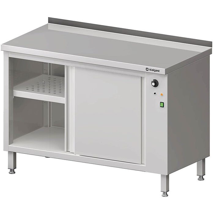 Stalgast - Wärmeschrank mit Schiebetüren 1600x600x850 mm mit Aufkantung - GastroDeals
