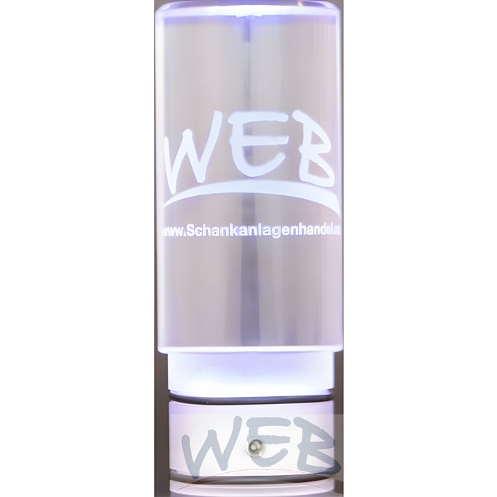 W.E. Blaschitz - Acrylzylinder Havanna Beleuchtungskit / gelasertes LOGO optional - GastroDeals