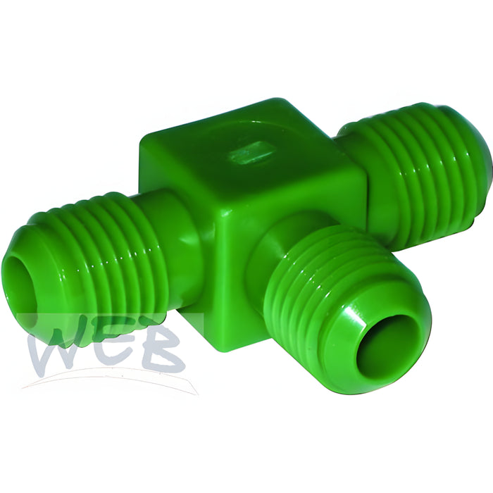 W.E. Blaschitz - Adapter T-Stück AG7/16"UNF Kunststoff Farbe GRÜN - GastroDeals