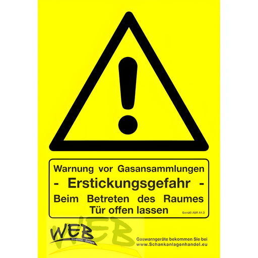 W.E. Blaschitz - CO2 - Warnhinweisschild "ACHTUNG" - GastroDeals