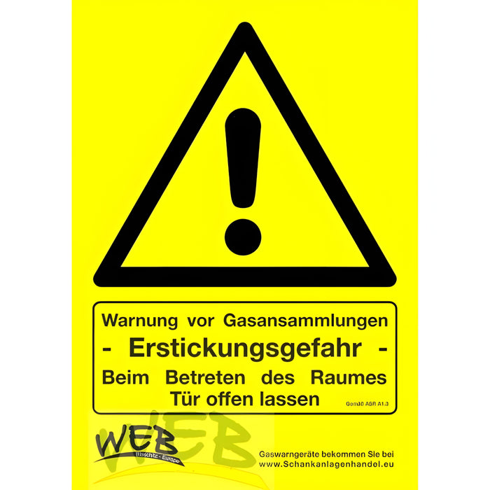 W.E. Blaschitz - CO2 - Warnhinweisschild "ACHTUNG" - GastroDeals