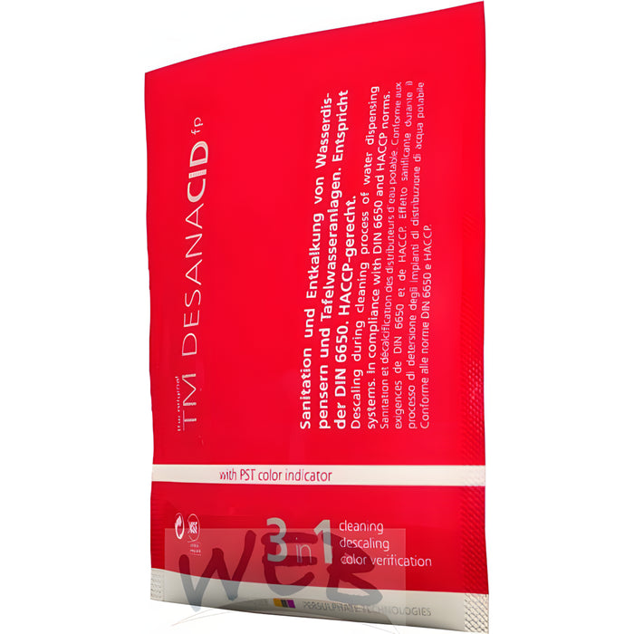 W.E. Blaschitz - DESANACID (rot) 45g Desinfektionsreiniger für Tafelwasseranlagen - GastroDeals