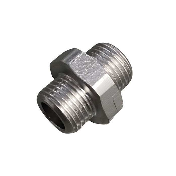 W.E. Blaschitz - Doppelnippel G 1/8"-G 1/8" (AG), Messing vernickelt - GastroDeals