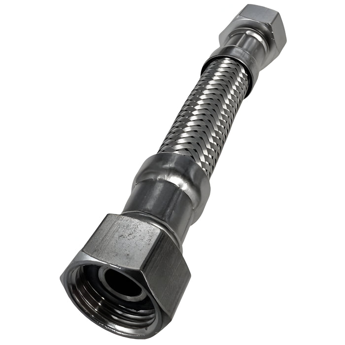 W.E. Blaschitz - Draht Gewebe- Panzerschlauch EPDM DN10 Edelstahl 3/8"-3/8"/ 10cm - GastroDeals