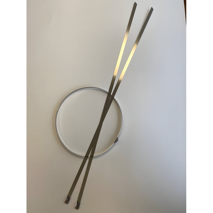 W.E. Blaschitz - Edelstahlkabelbinder, 360 x 4,6 mm, silber, - GastroDeals