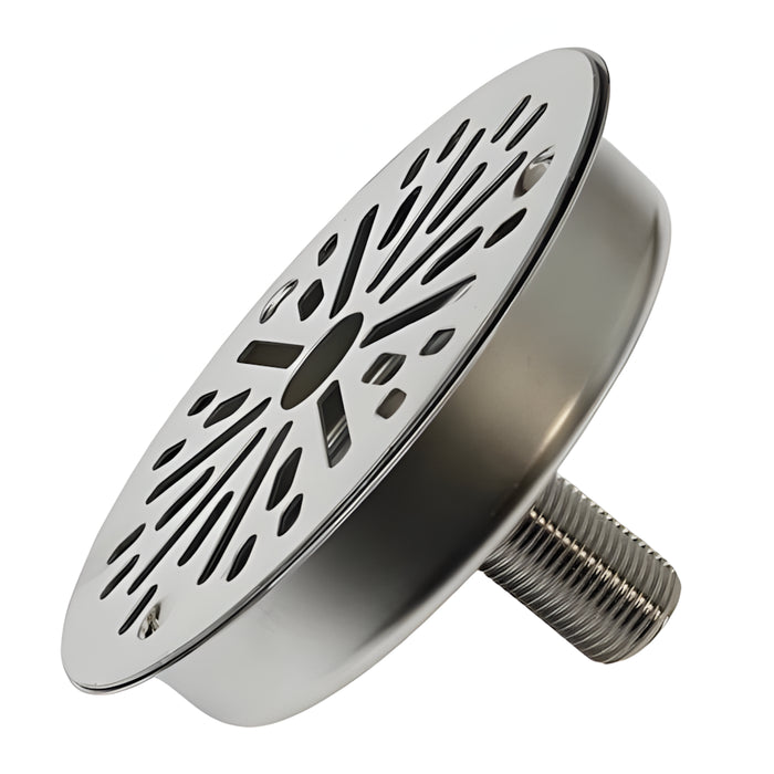 W.E. Blaschitz - Einbau-Tropftasse Edelstahl RUND Ø 114 mm mit Ablauf - GastroDeals