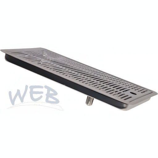 W.E. Blaschitz - Einbautropftasse 300 x 180 ohne Dusche, mit Ablauf MITTE - GastroDeals