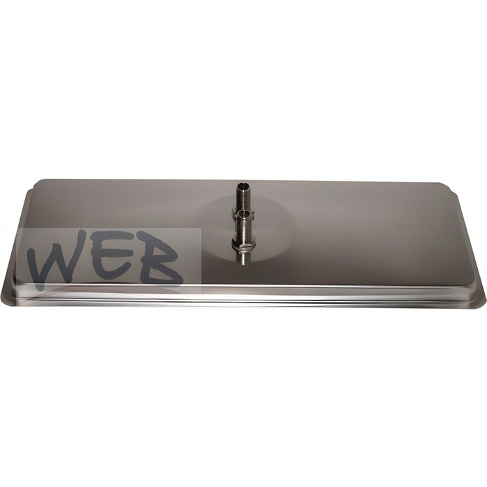 W.E. Blaschitz - Einbautropftasse 400 x 220 mit Dusche IN DER MITTE - GastroDeals