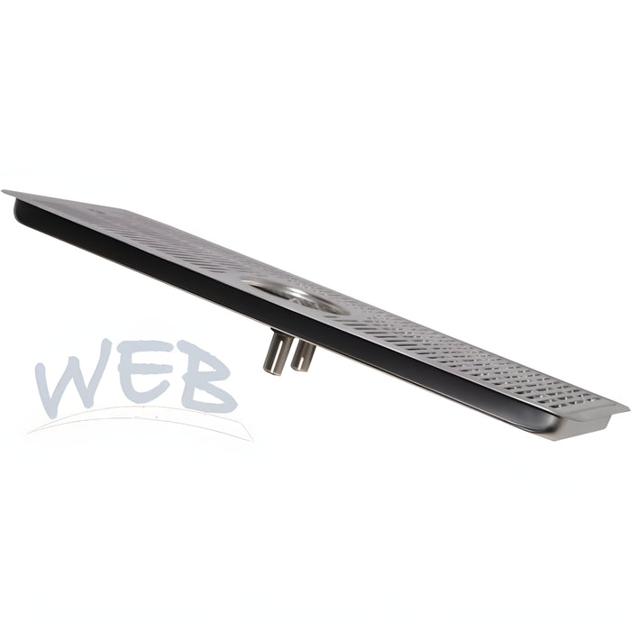 W.E. Blaschitz - Einbautropftasse 700 x 220 mit Dusche IN DER MITTE - GastroDeals