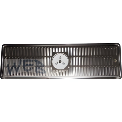 W.E. Blaschitz - Einbautropftasse 800 x 220 mit Dusche IN DER MITTE - GastroDeals