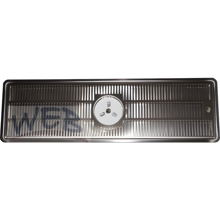 W.E. Blaschitz - Einbautropftasse 800 x 220 mit Dusche IN DER MITTE - GastroDeals