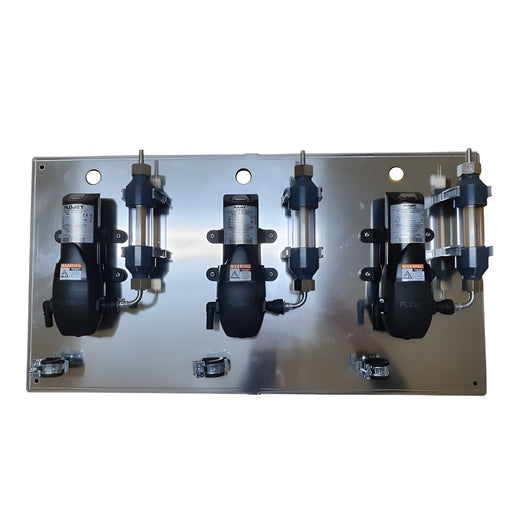 W.E. Blaschitz - FLOJET Diaphragma Pumpen mit Balancern fix verschlaucht + Platte - GastroDeals