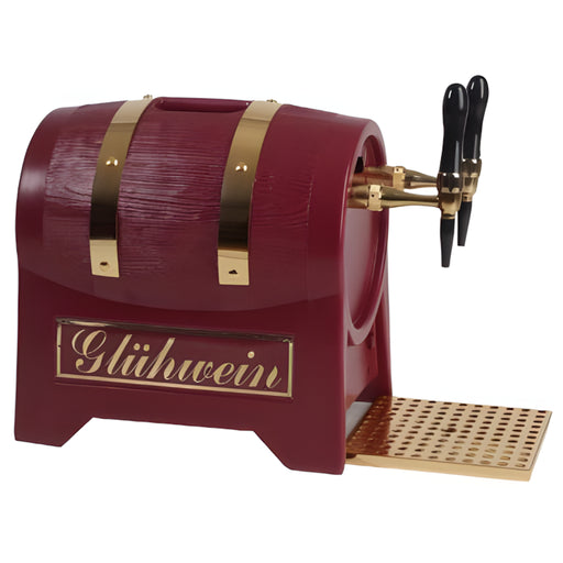 W.E. Blaschitz - Glühweinerhitzer 9KW / 3-ltg / + Luftkompressor / Fassform / ROT - GastroDeals