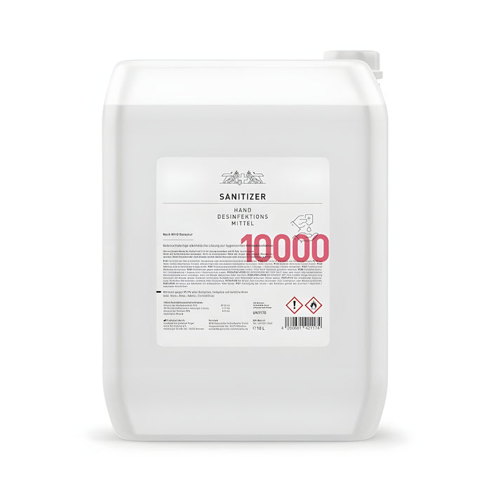 W.E. Blaschitz - Hände-Desinfektionsmittel Sanitizer 10.000ml, 85% / nach WHO Rez. - GastroDeals