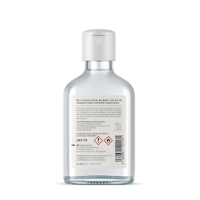 W.E. Blaschitz - Hände-Desinfektionsmittel Sanitizer 100ml, 80% / nach WHO Rez. - GastroDeals
