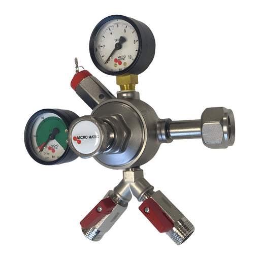 W.E. Blaschitz - Hauptdruckregler 2ltg.,7bar, MicroMatic, PREMIUM für CO2 - GastroDeals