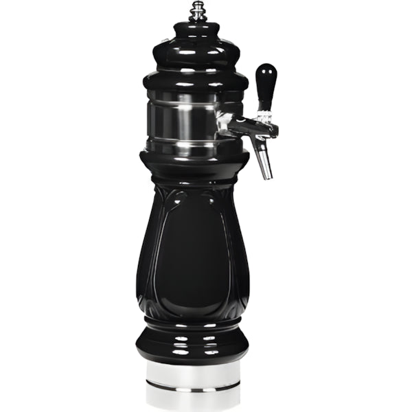 W.E. Blaschitz - Keramiksäule "Barock" mit Kopfring 1-ltg Edelstahl Farbe schwarz - GastroDeals