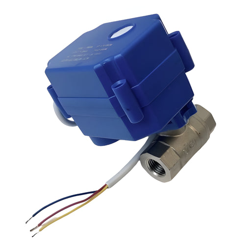W.E. Blaschitz - Kugelhahn Edelstahl 1/4", mit elektrischem Antrieb 5V - GastroDeals