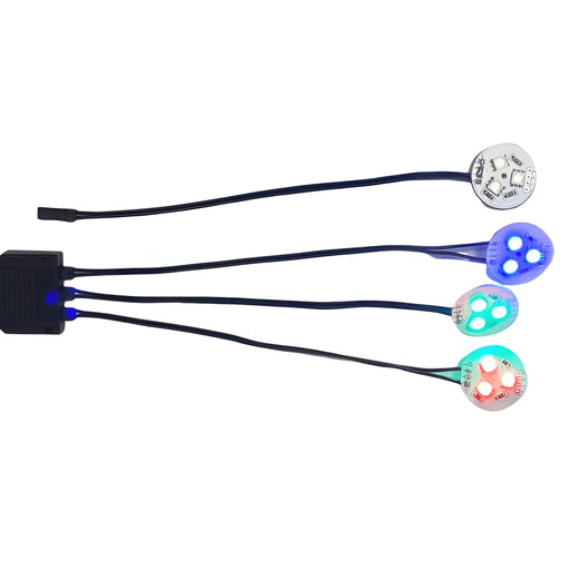 W.E. Blaschitz - LED-Beleuchtung blau Ø 26mm mit 150 mm Kabel und LED-Stecker - GastroDeals