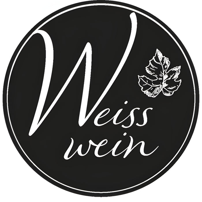W.E. Blaschitz - Medaillon Gießharz - 3M Aufkleber ø 80 mm "Weisswein" - GastroDeals