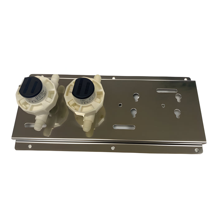 W.E. Blaschitz - Montageblech Edelstahl 300 x 140 mm / für 4 Digmesa Flowmeter - GastroDeals