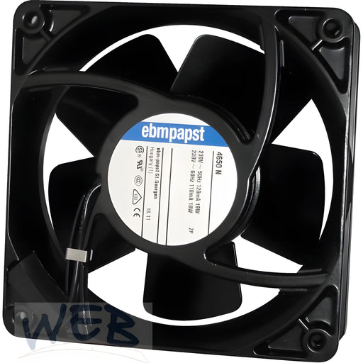 W.E. Blaschitz - Papst Lüfter Type 4650N 230V/50Hz 19W 190x190x38mm (lxbxh) - GastroDeals